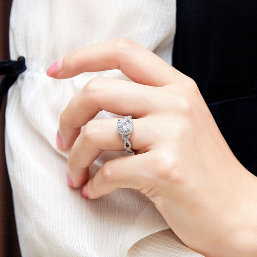 Anillo de Plata S925 con Circonita Talla Princesa - Image 9