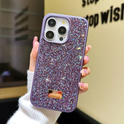 Funda Protectora para Celular con Cristales de Lujo - Diseño Diamante Completo - Image 3