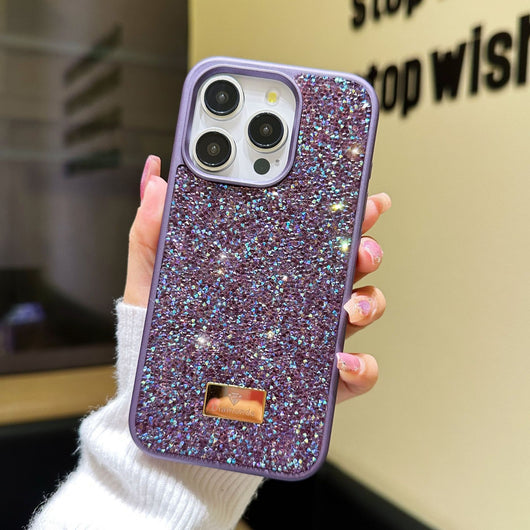 Funda Protectora para Celular con Cristales de Lujo - Diseño Diamante Completo - Image 3