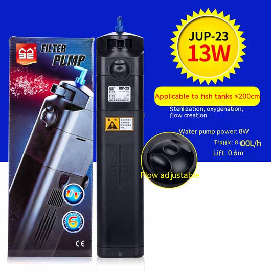 Lámpara UV Esterilizadora con Filtro Integrado para Acuarios - Image 6