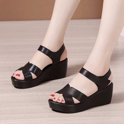 Sandalias de Tacón Alto Plus Size con Plataforma - Comodidad y Estilo - Image 6