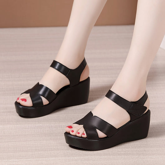 Sandalias de Tacón Alto Plus Size con Plataforma - Comodidad y Estilo - Image 6