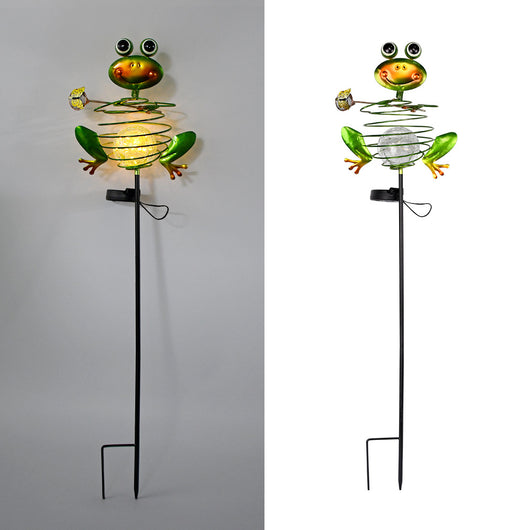 Lámpara Solar Decorativa Rana para Jardín - Image 6