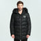 Chaqueta de Invierno Acolchada para Hombre con Cuello de Pelo Estilo Británico