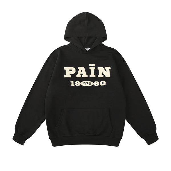 Sudadera Universitaria Unisex con Capucha y Letras Estampadas