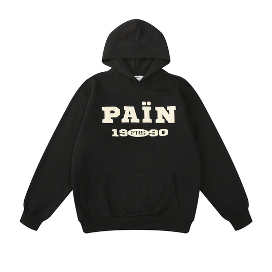 Sudadera Universitaria Unisex con Capucha y Letras Estampadas