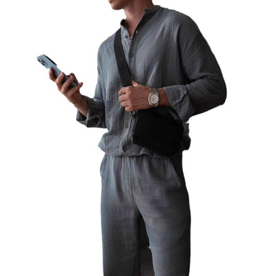 Conjunto Deportivo Casual para Hombre: Sudadera y Pantalón de Estilo Simple - Image 5
