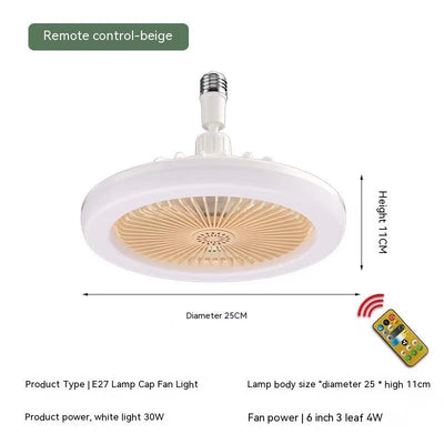 Lámpara Ventilador Aromaterápica E27 con Control Remoto para Dormitorio - Image 6
