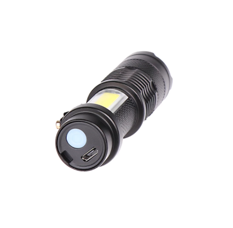 Linterna LED Portátil SK68-COB con Zoom y Enfoque Ajustable - Image 3