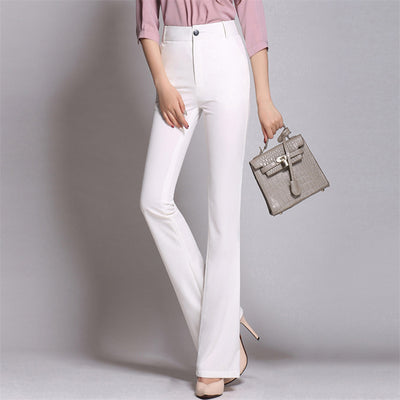 Pantalones Rectos Acampanados para Mujer Ejecutiva - Corte Alargado y Estilizante - Image 14