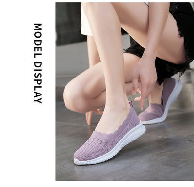 Zapatos Deportivos Tejidos Voladores Talla Grande para Mujer - Image 23