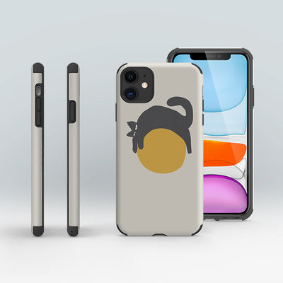 Funda para iPhone 12 con Arte de Gatito Pintado a Mano - Image 5