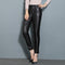 Pantalones Slim de Cuero Genuino Sheepskin