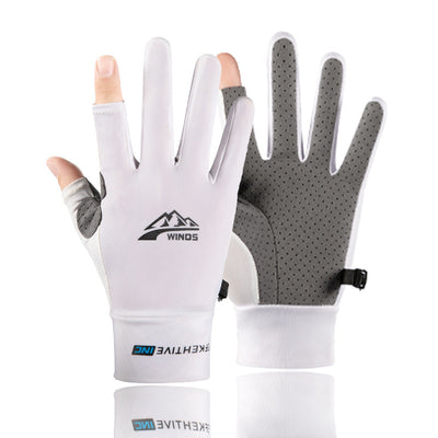 Guantes de Verano para Hombre con Dos Dedos Descubiertos para Pesca y Ciclismo - Image 6