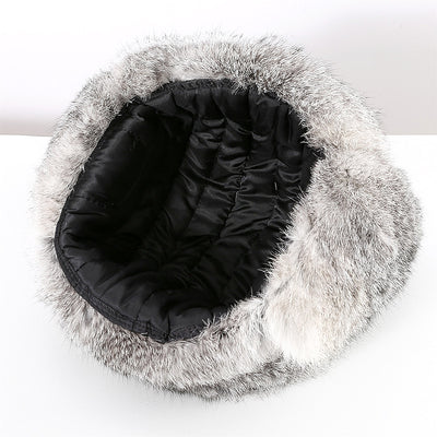 Gorro Térmico Unisex de Piel de Conejo con Protección Auditiva para Clima Frío - Image 5