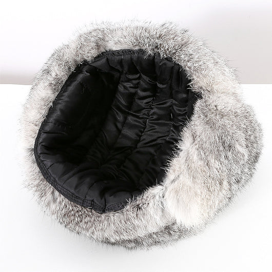 Gorro Térmico Unisex de Piel de Conejo con Protección Auditiva para Clima Frío - Image 5
