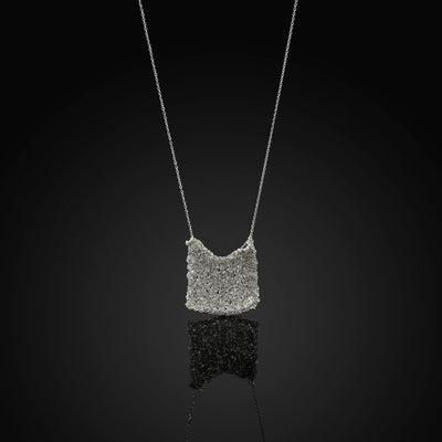Collar de Plata Esterlina con Diseño de Bolsa de la Suerte para Mujer - Image 7