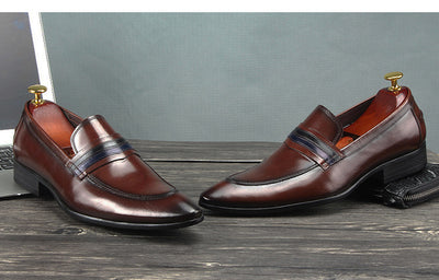 Zapatos de Cuero para Hombre Mocasines Elegantes - Image 13