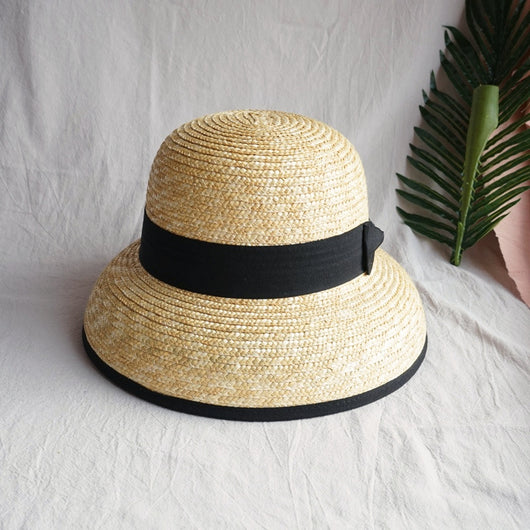 Sombrero Playero Vintage de Paja con Ala Acampanada Estilo Francés - Image 18
