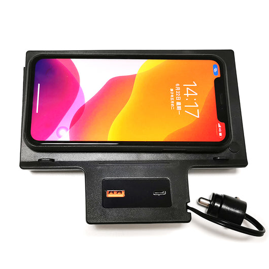Cargador Inalámbrico Rápido para Auto GLB - Montaje en Rejilla - Image 8