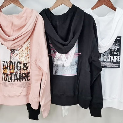 Sudadera Hoodie Suelta con Estampado Digital - Image 5