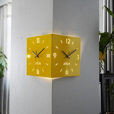 Reloj de Pared Decorativo Doble Cara con Vinilo Adhesivo para Dormitorio - Image 10