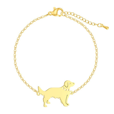 Pulsera de Acero Inoxidable con Dije de Perro Pug - Joya Fashionable y Adorable - Image 5