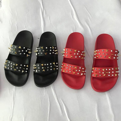 Sandalias de Moda Verano con Tachas y Suela Gruesa - Image 4