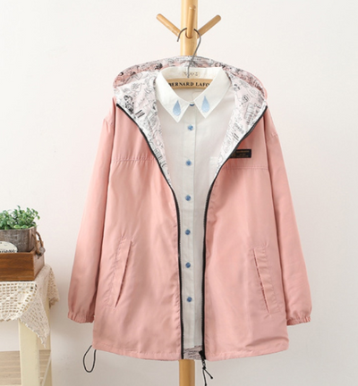 Chaqueta Reversible Estilo Coreano - Abrigo Béisbol Trendy Dos Caras - Image 5