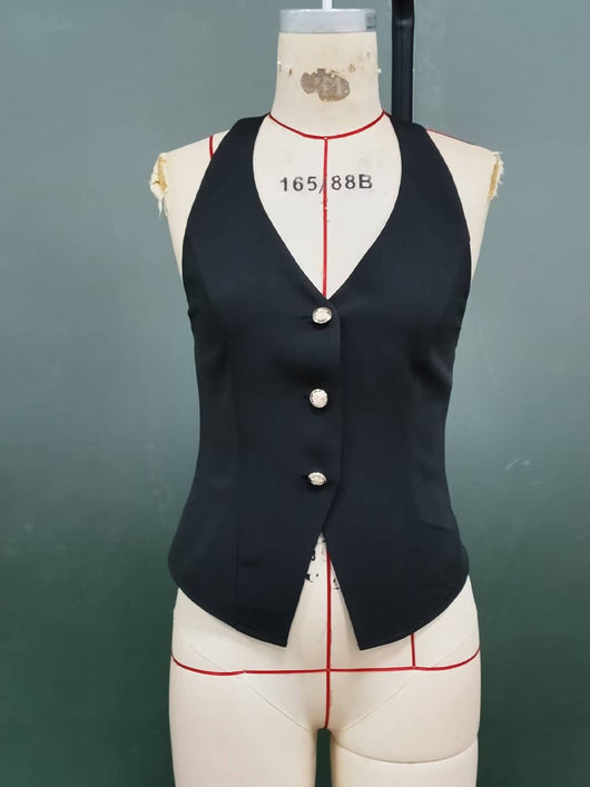Chaleco Halter Backless Ajustable - Cardigan de Verano para Mujer - Image 10