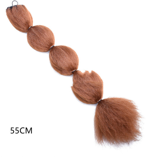 Cola de Caballo Larga Efecto Burbuja - Peluca Voluminosa para Mujer - Image 8