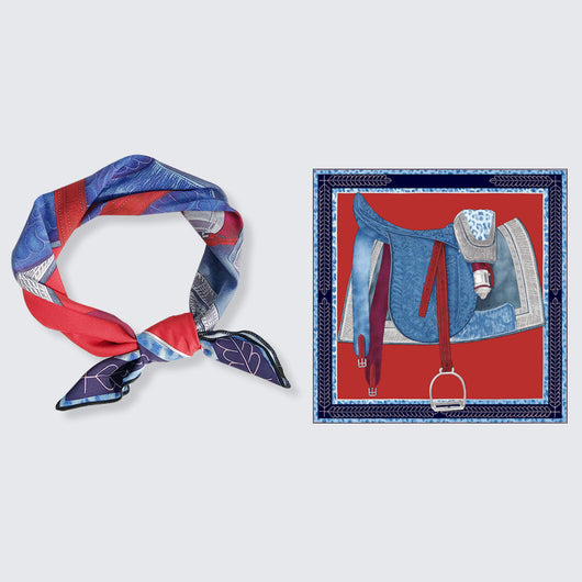 Pañuelo Estampado Primavera Otoño en Gasa Ligera - Image 11