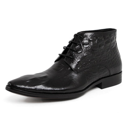Botas Doc Martens Altas de Piel de Cocodrilo para Hombre - Image 8