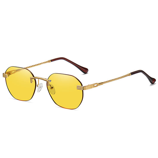 Gafas de Sol Metálicas sin Marco - Diseño Minimalista Unisex - Image 9