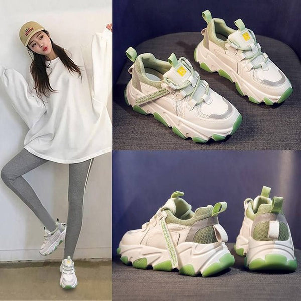 Zapatillas Deportivas Papá con Suela Gruesa - Estilo Versátil