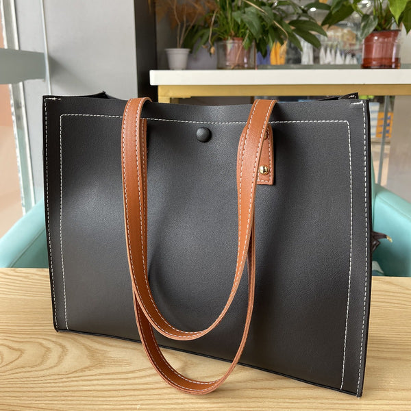 Bolso Tote Elegante con Diseño en Relieve - Estilo Europeo