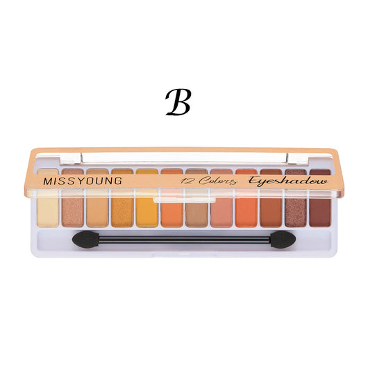Paleta de Sombras Perladas Mate Anti-Transferencia - Image 17