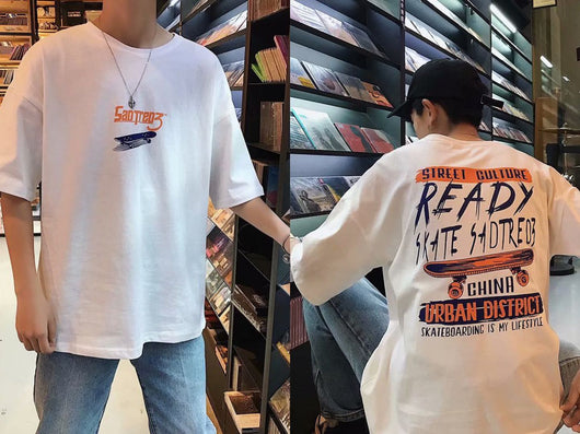 Camiseta de Manga Cinco Puntos Hip-Hop - Image 16
