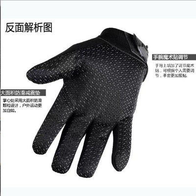Guantes Tácticos Sellados Army Fan para Motocicleta - Protección Total de Dedos con Agarre Antideslizante - Image 4