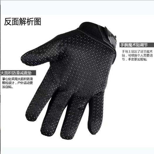 Guantes Tácticos Sellados Army Fan para Motocicleta - Protección Total de Dedos con Agarre Antideslizante - Image 4