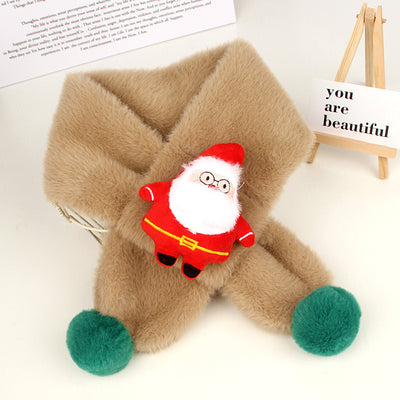Babero Navideño Infantil con Pelaje Sintético de Conejo - Diseño Cartoon Unisex - Image 19
