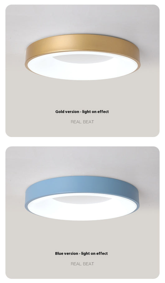 Lámpara de Techo LED Minimalista Redonda Macaron con Protección Ocular - Image 35