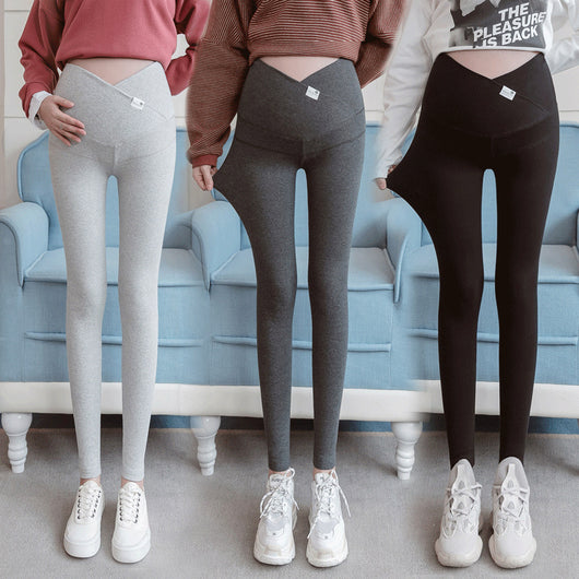 Leggins de Maternidad Cintura Baja Primavera Otoño
