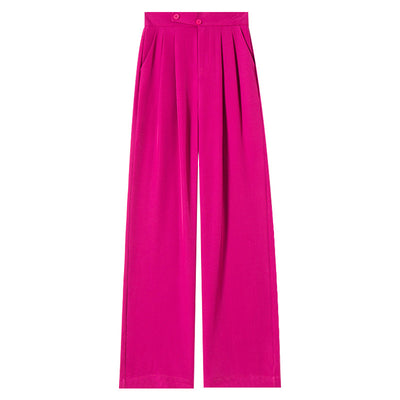 Pantalón Sastre Doble Botonadura Color Pitaya para Mujer - Image 4