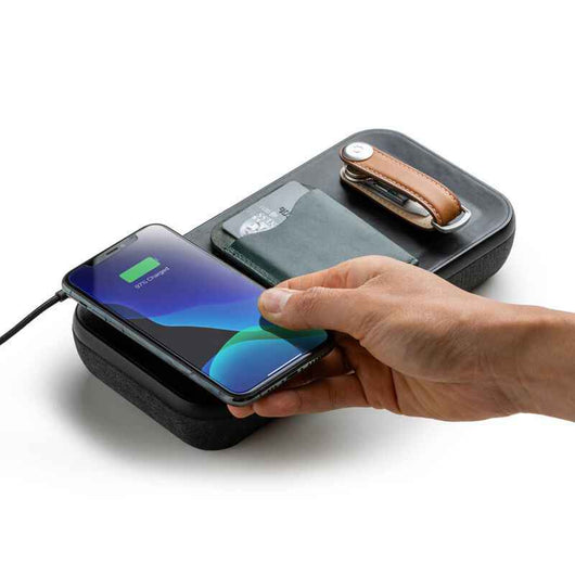 Organizador de Carga Inalámbrica Qi 2 en 1 para Dispositivos Electrónicos - Image 4