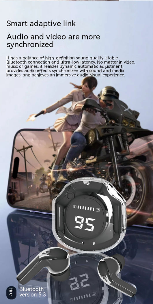 Auriculares Inalámbricos Bluetooth con Batería Ultraduradera y Pantalla Digital - Image 13
