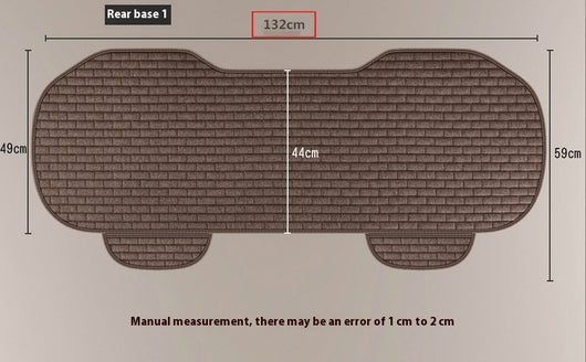 Juego de 3 Cojines de Lino para Asiento de Auto - Image 32