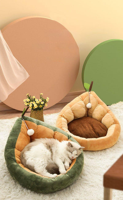 Cama Cálida y Acogedora para Gatos y Perros Pequeños - Nido de Algodón Suave - Image 12