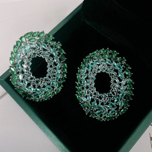 Aretes con Circonitas Incrustadas Estilo Europeo y Americano - Image 7