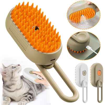 Cepillo de Vapor 3 en 1 para Mascotas - Peine Eléctrico con Spray para Gatos y Perros - Image 2